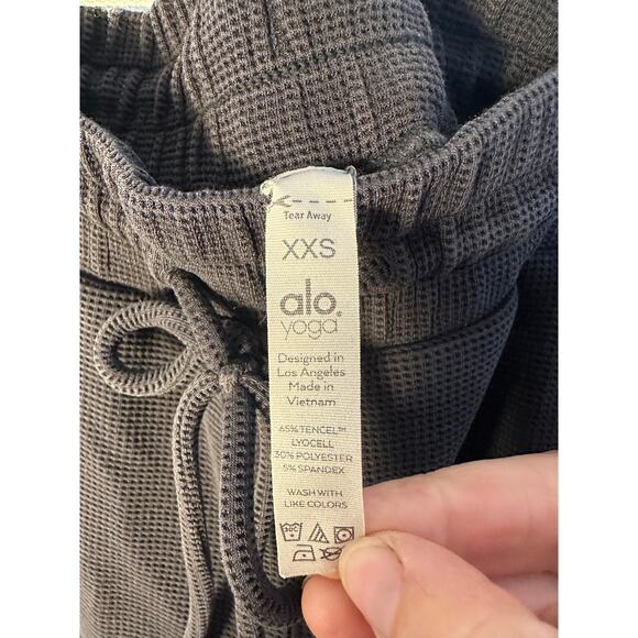 Alo women’s jogger drawstring waffle knit
Athleisure cozycore gray black casual - Picture 4 of 10